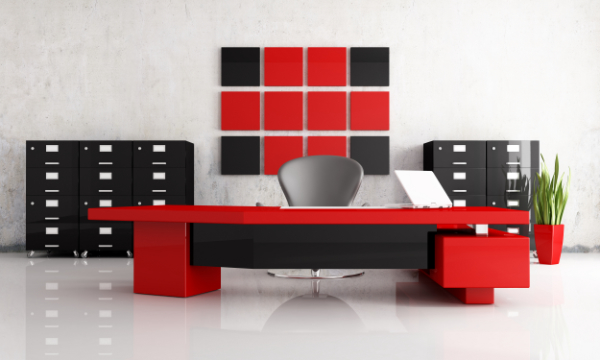 Black And Red Office 